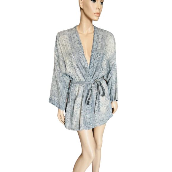 Rails Top Kimono Style Open Duster Size S Oversize 100% Lyocell (Tencel) - Picture 4 of 11